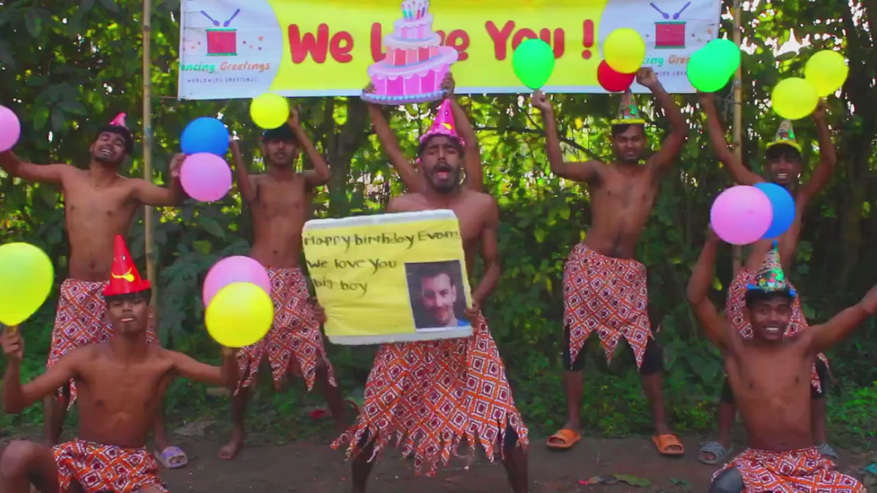 Personalized Dance Greetings Video Message from Bangladesh Jungle Team – Unique Dance & Music Gift