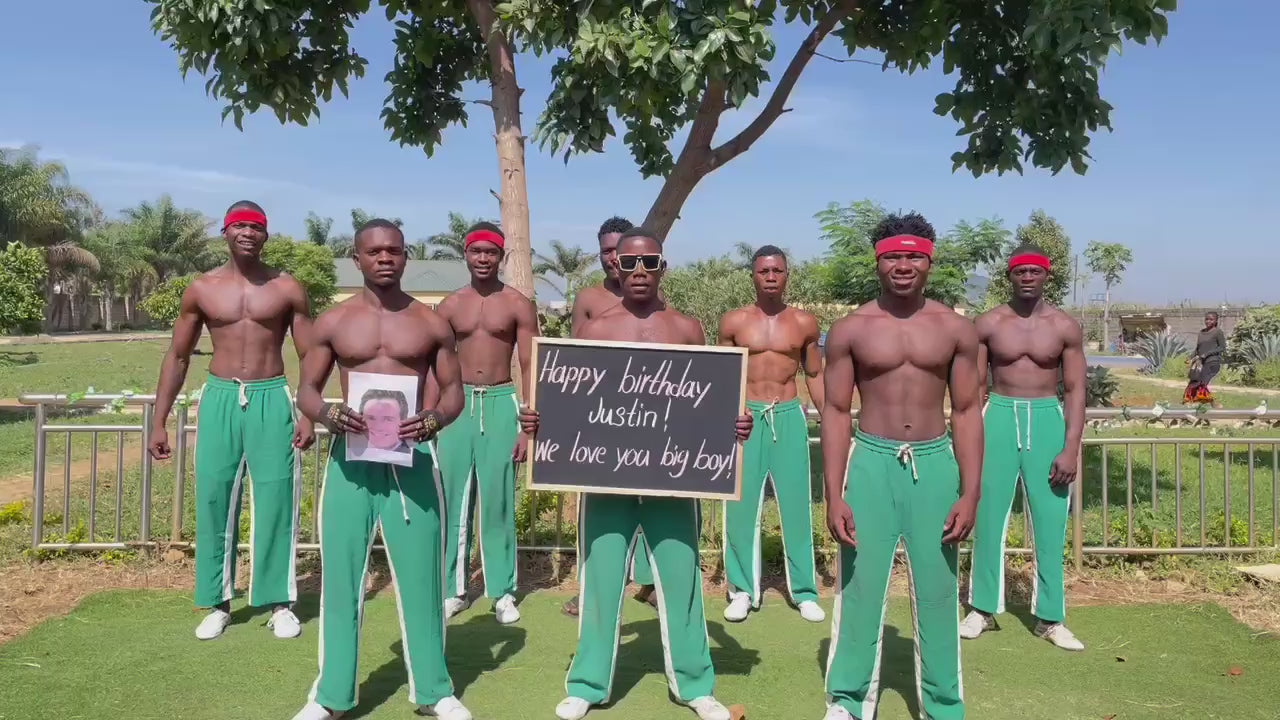 Personalize Happy Birthday Dance Greetings video from Africa - Hulk Team🎉